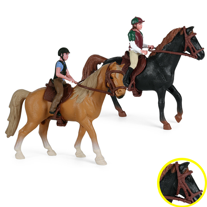 Kids Toys Under $5 - 1Set Simulation Animals Horse Racing Models
