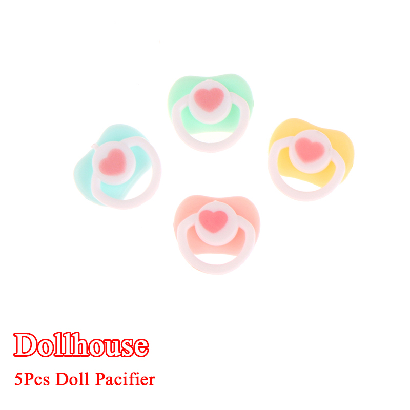 Kids Toys Return Gift - 5Pcs Lovely Mini Doll Pacifier Play