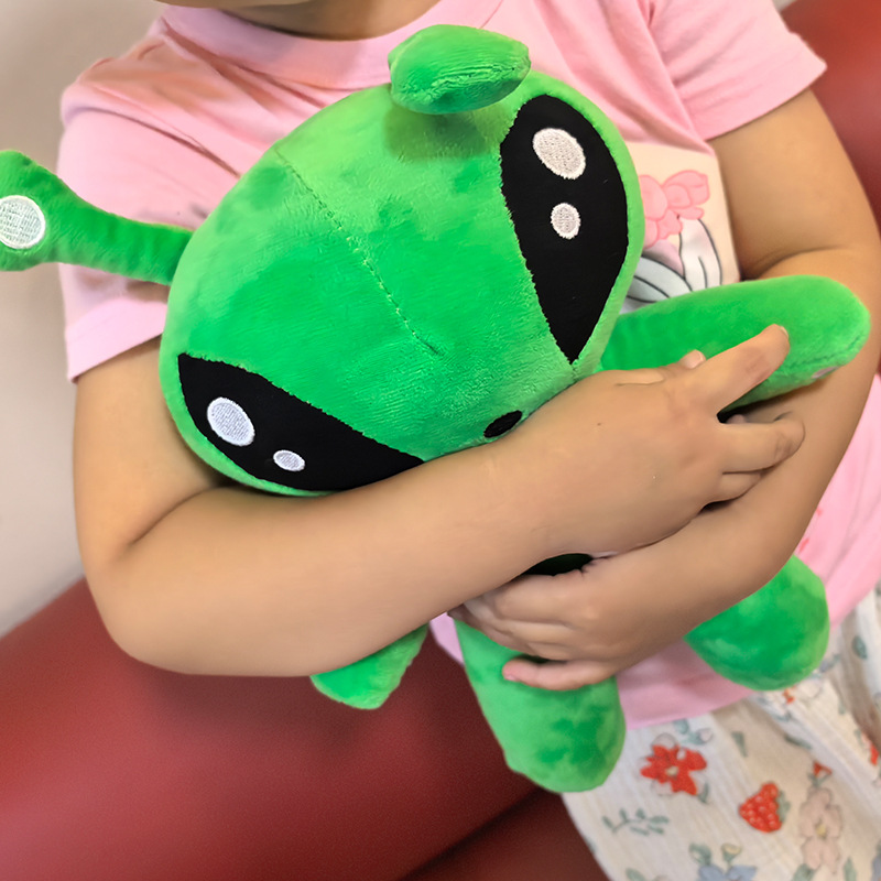 Kids Toys Boys - 30cm Green Alien Plush Toy Anime