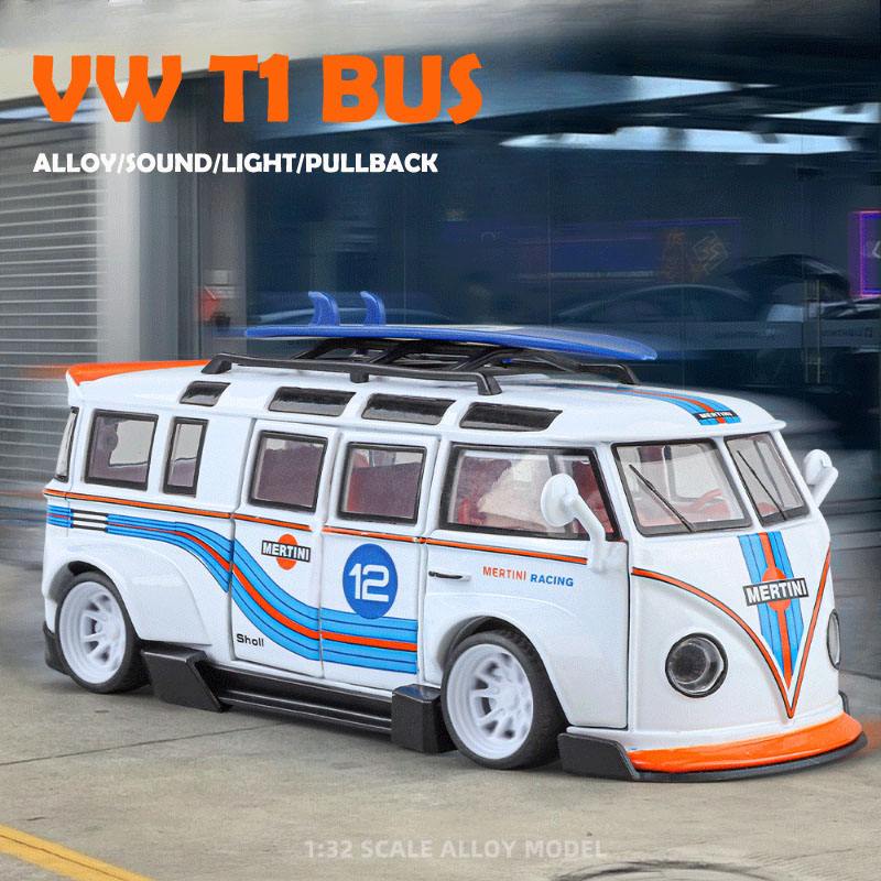 Kids Toys Under 100 - Simulation 1/32 Scale Volkswagen T1 Transporter
