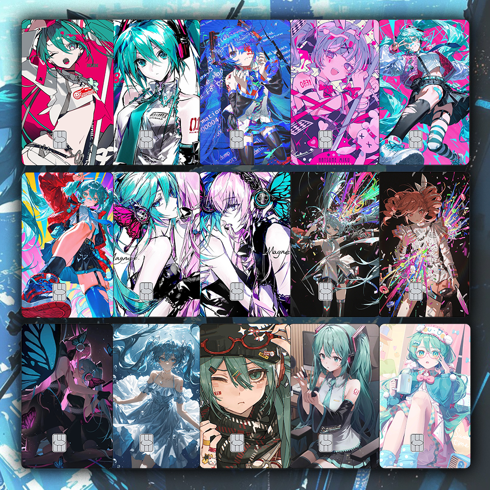 Kids Toys Jcb - Kawaii MIKU Credit Card Skin Sticker