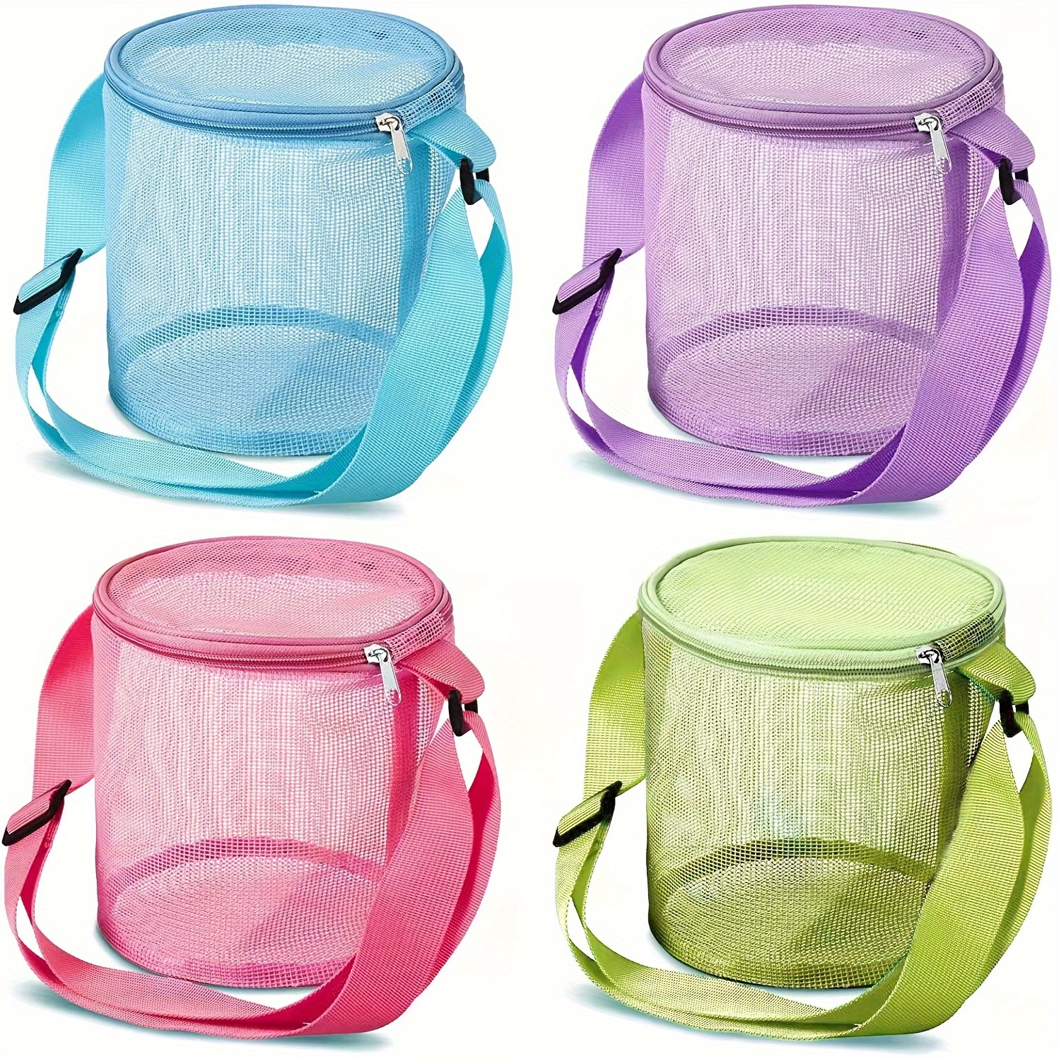 Kids Toys Return Gift - Colorful Beach Toys Mesh Beach Bag