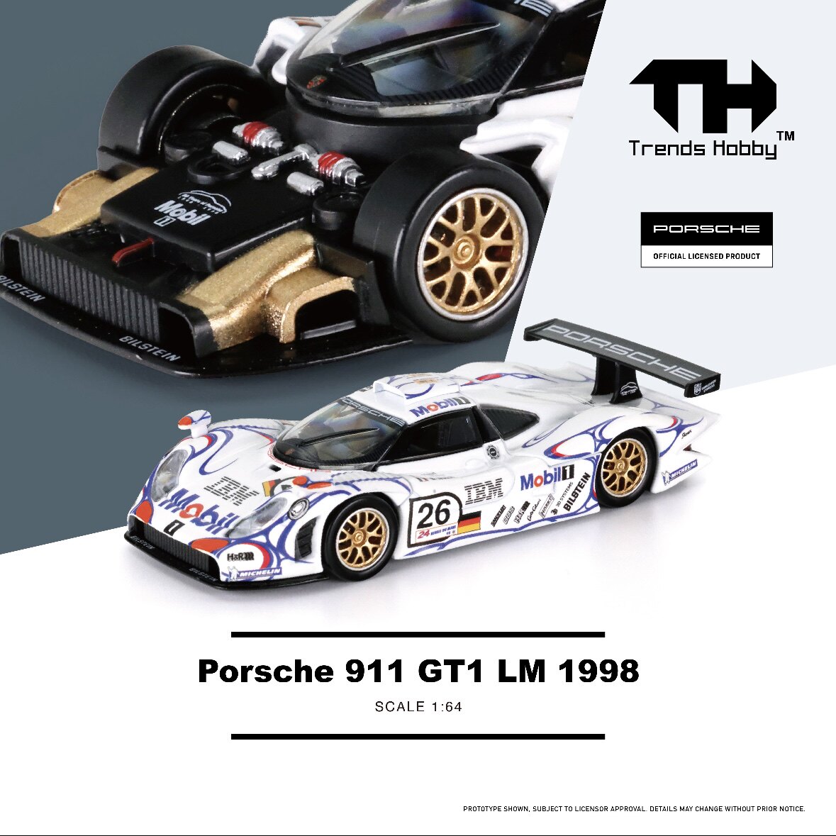 Kids Toys Boys - TH-Trends Hobby 1/64 095 911 GT1