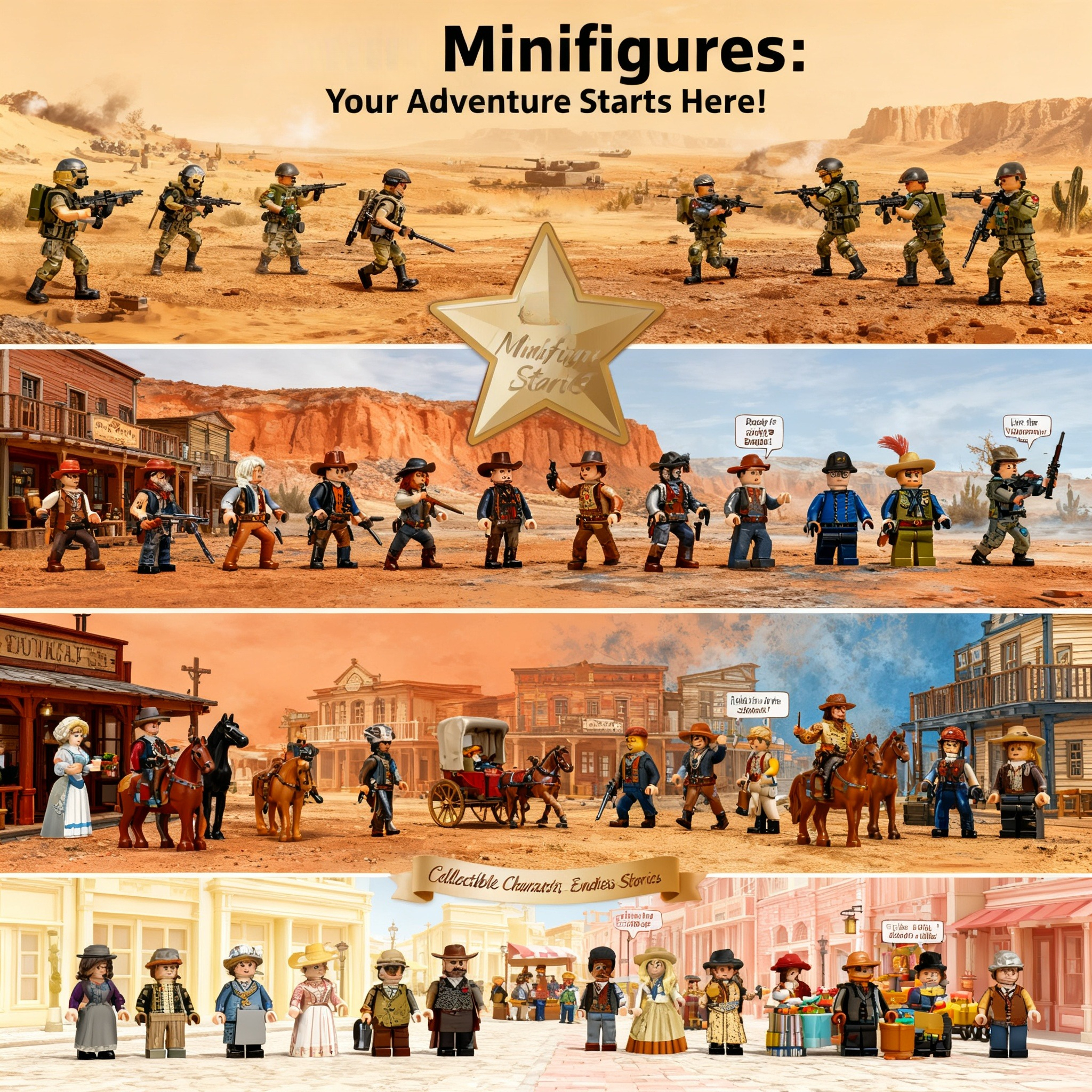Kids Toys Lego - Delta Force Red Dead Redemption Building
