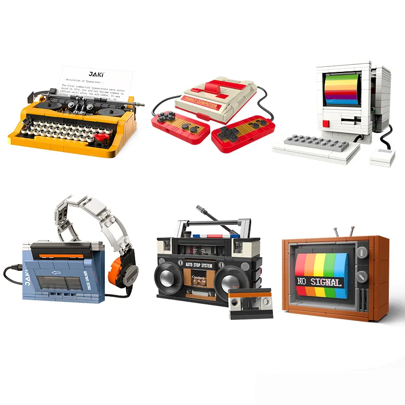 Kids Toys And Games - Retro DIY Building Blocks TV Radio