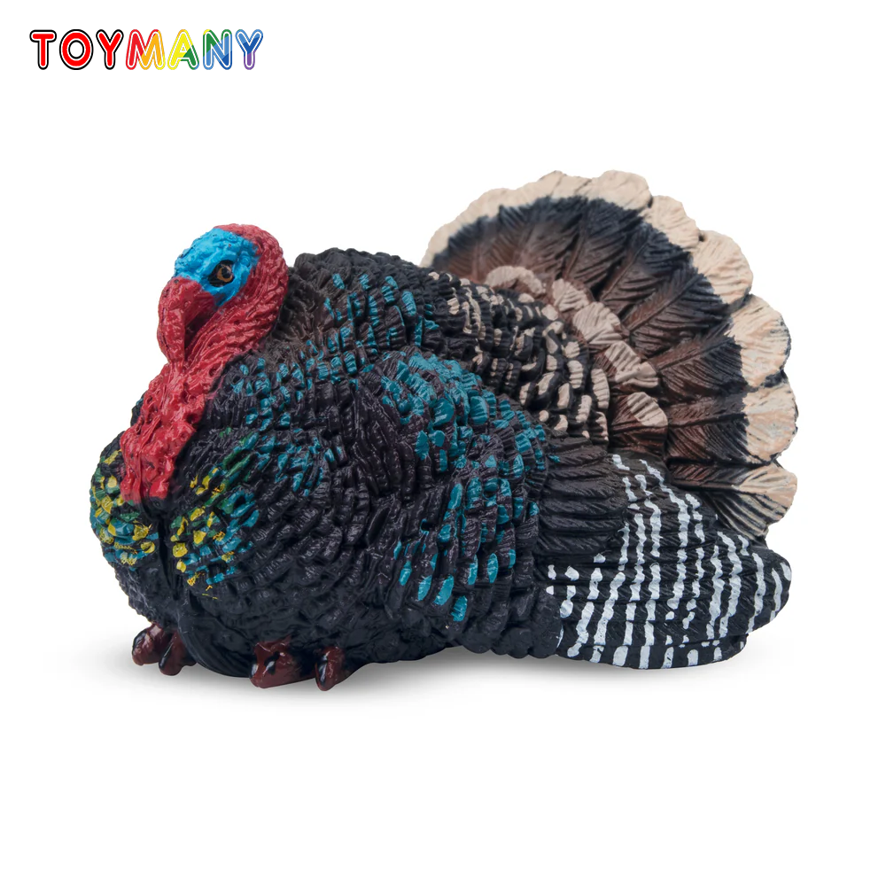 Kids Toys Under $5 - Toymany Simulation Turkey Wildlife Animal Model