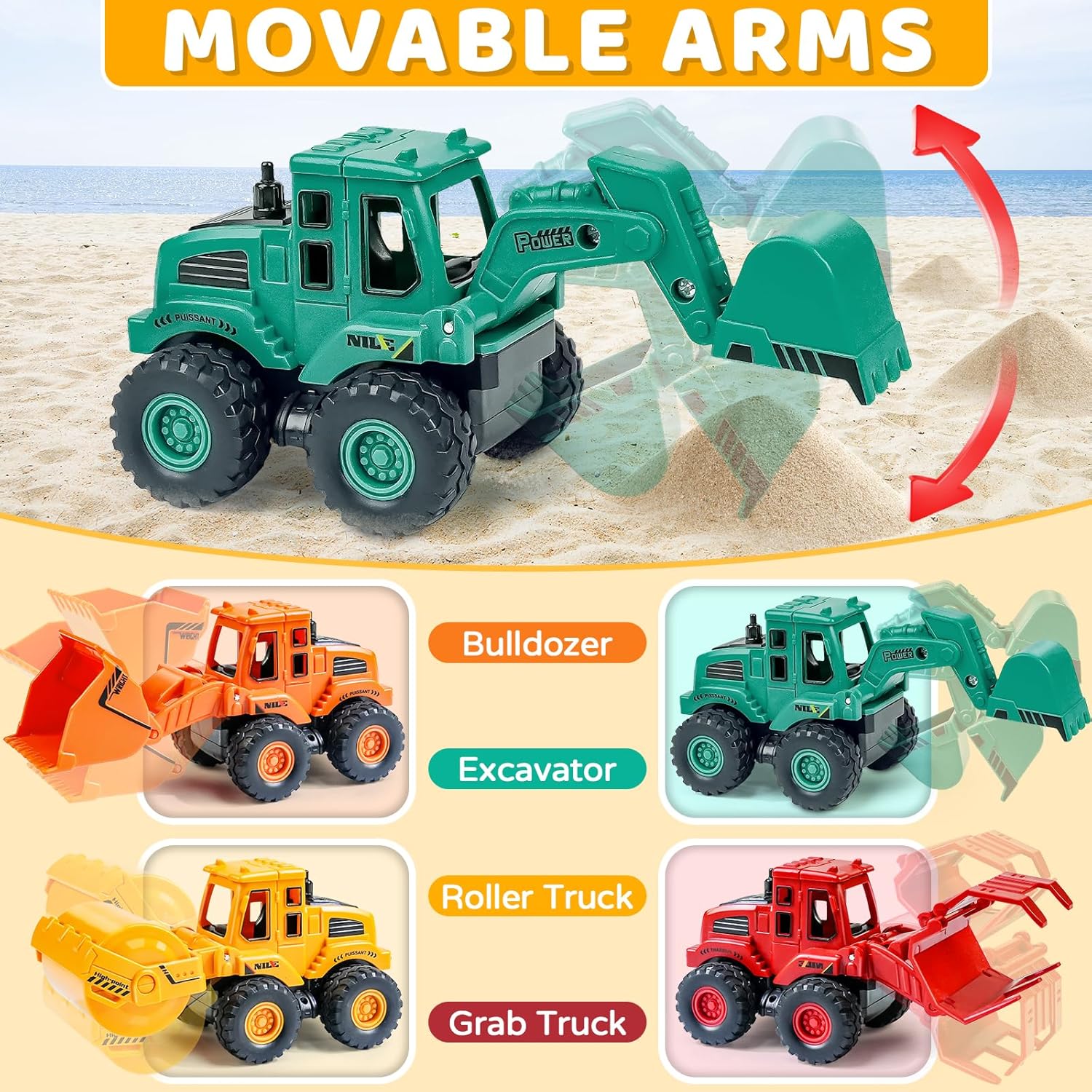 Construction Toys for Boys Kid - Kids Toys Jcb recensione e prezzo
