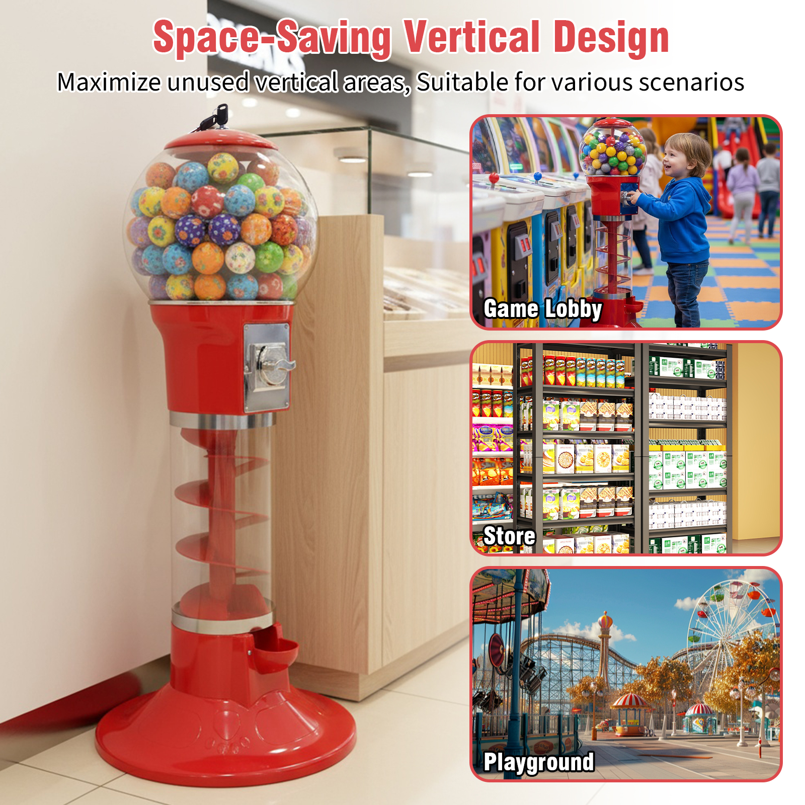 Standing Coin Operated Vending - Kids Toys Mall recensione e prezzo