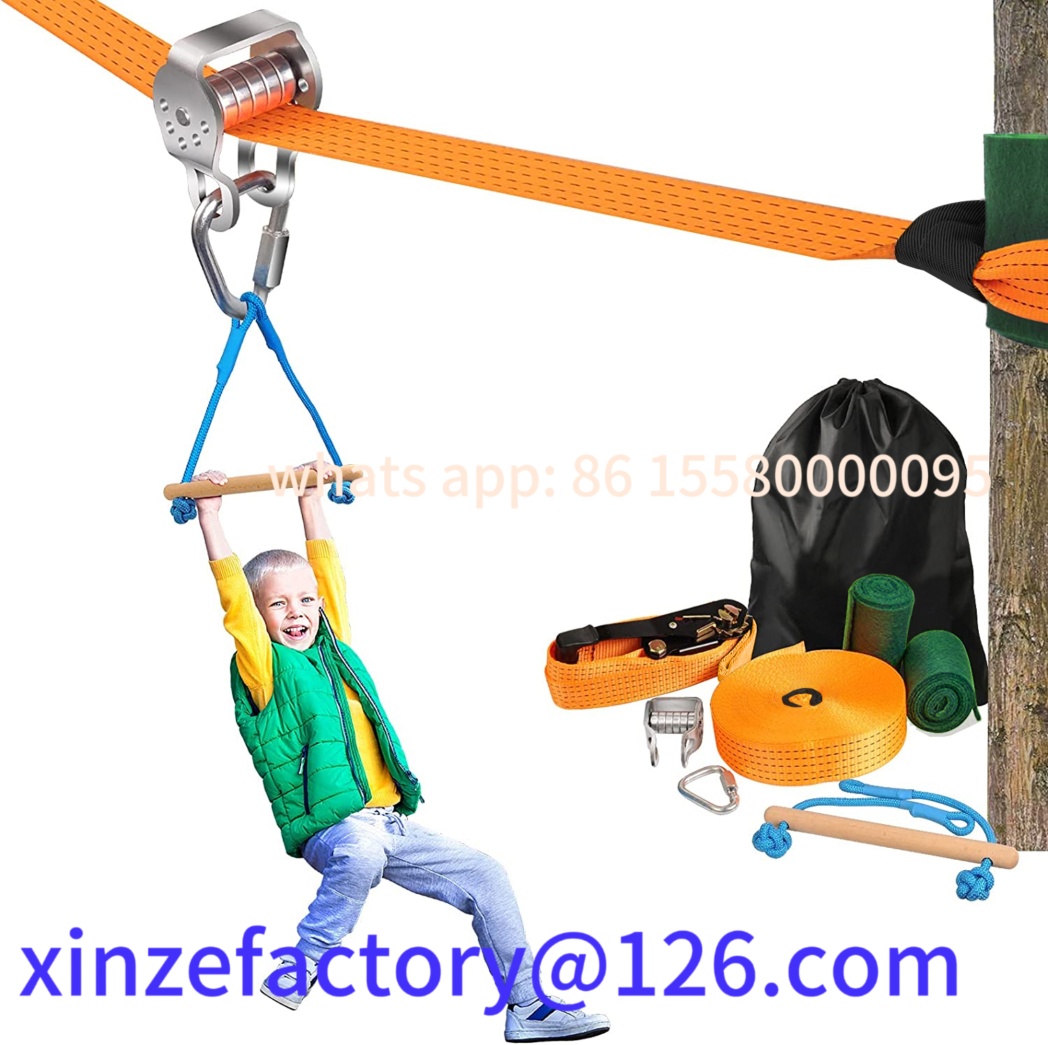 Customizable 20m Kids Zipline  - Kids Zip Toys recensione e prezzo