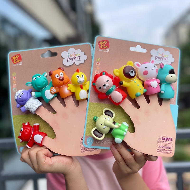 5Pcs Kids Animal Finger Puppet - Kids Toys Elephant recensione e prezzo