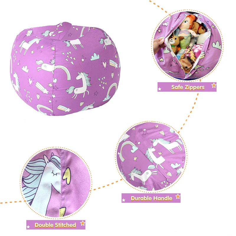 2026 New Bean Bag Storage Stuf - Kids Zip Toys recensione e prezzo