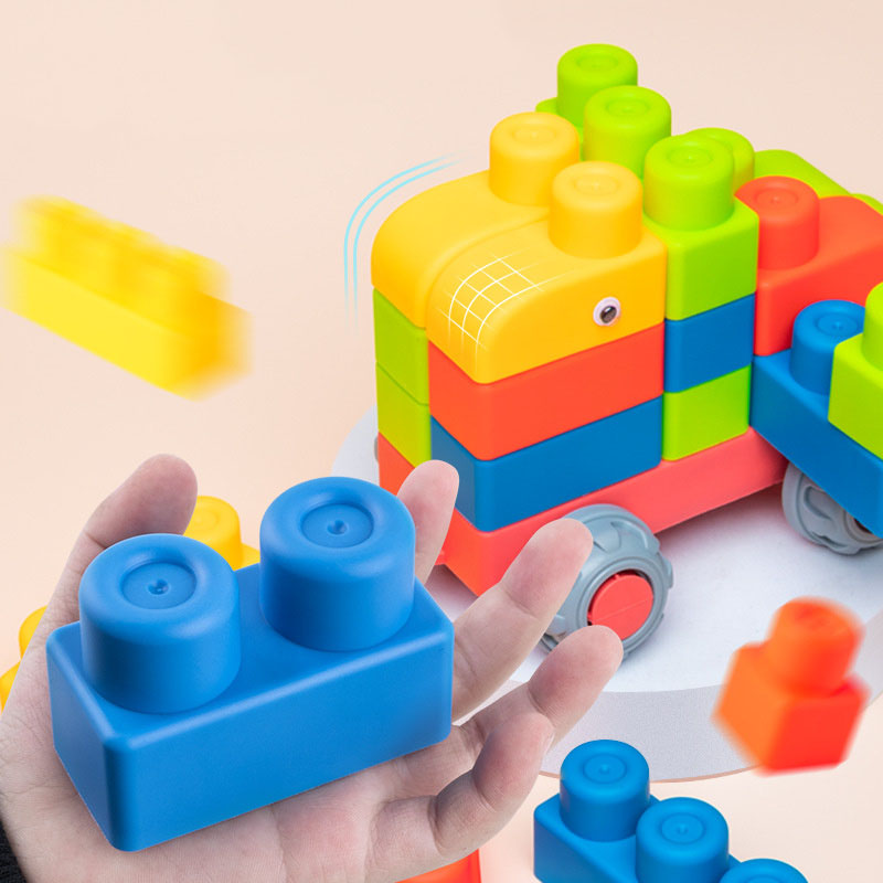 DIY Baby Soft Rubber Big Parti - Kids Toys Lego recensione e prezzo