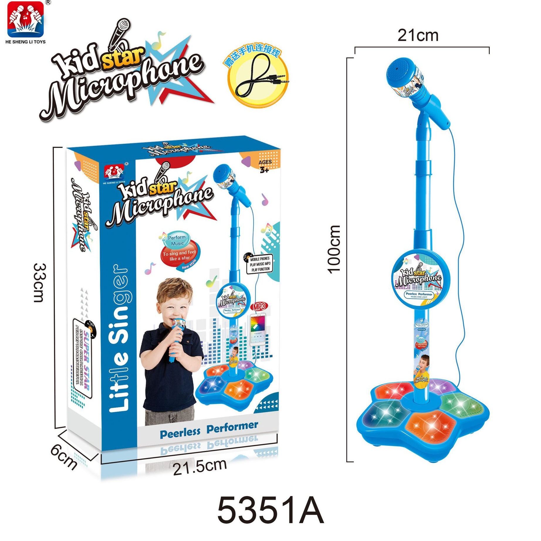 Kids Microphone with Stand Kar - Kids Microphone Karaoke recensione e prezzo