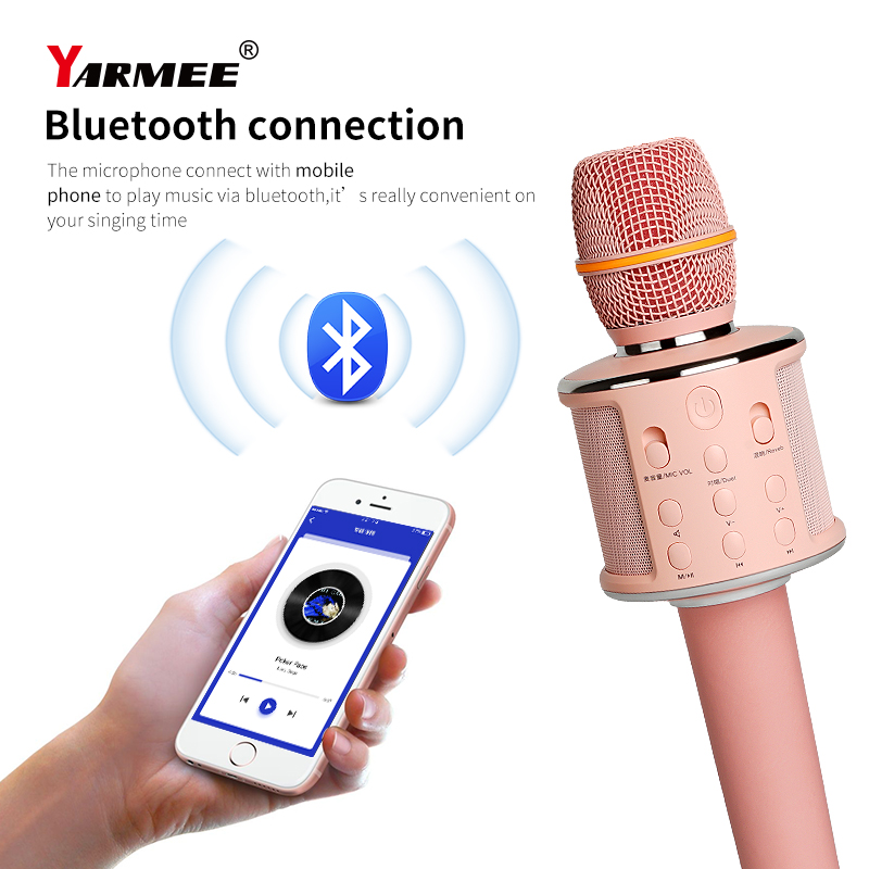 YARMEE Wireless Microphone Blu - Kids Microphone Karaoke recensione e prezzo