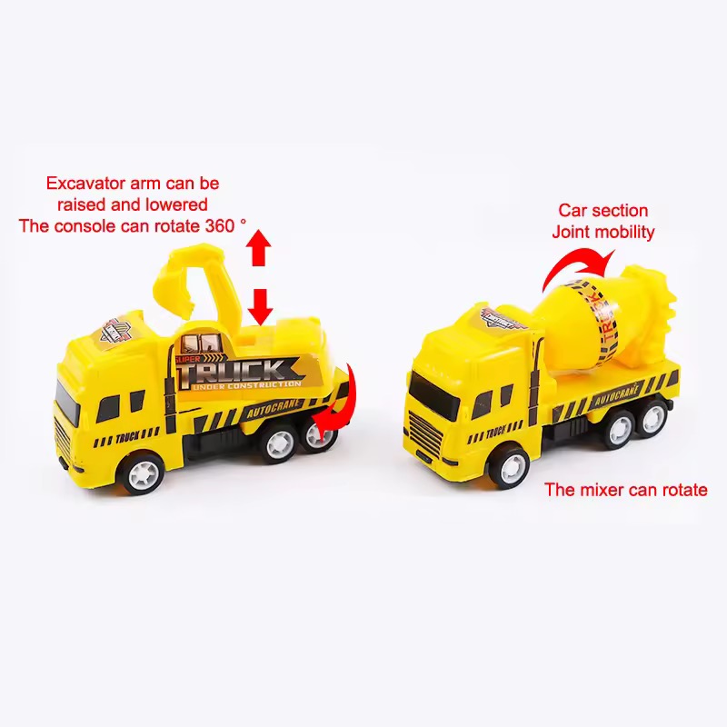 4 Pack Pull Back Cars, Frictio - Kids Toys Jcb recensione e prezzo