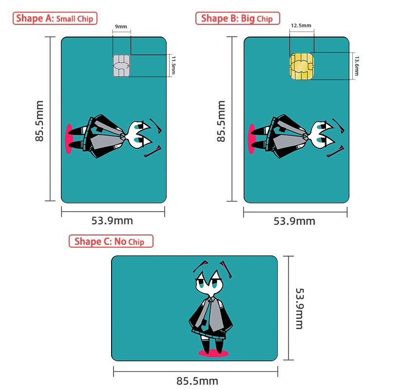 Kawaii MIKU Credit Card Skin S - Kids Toys Jcb recensione e prezzo