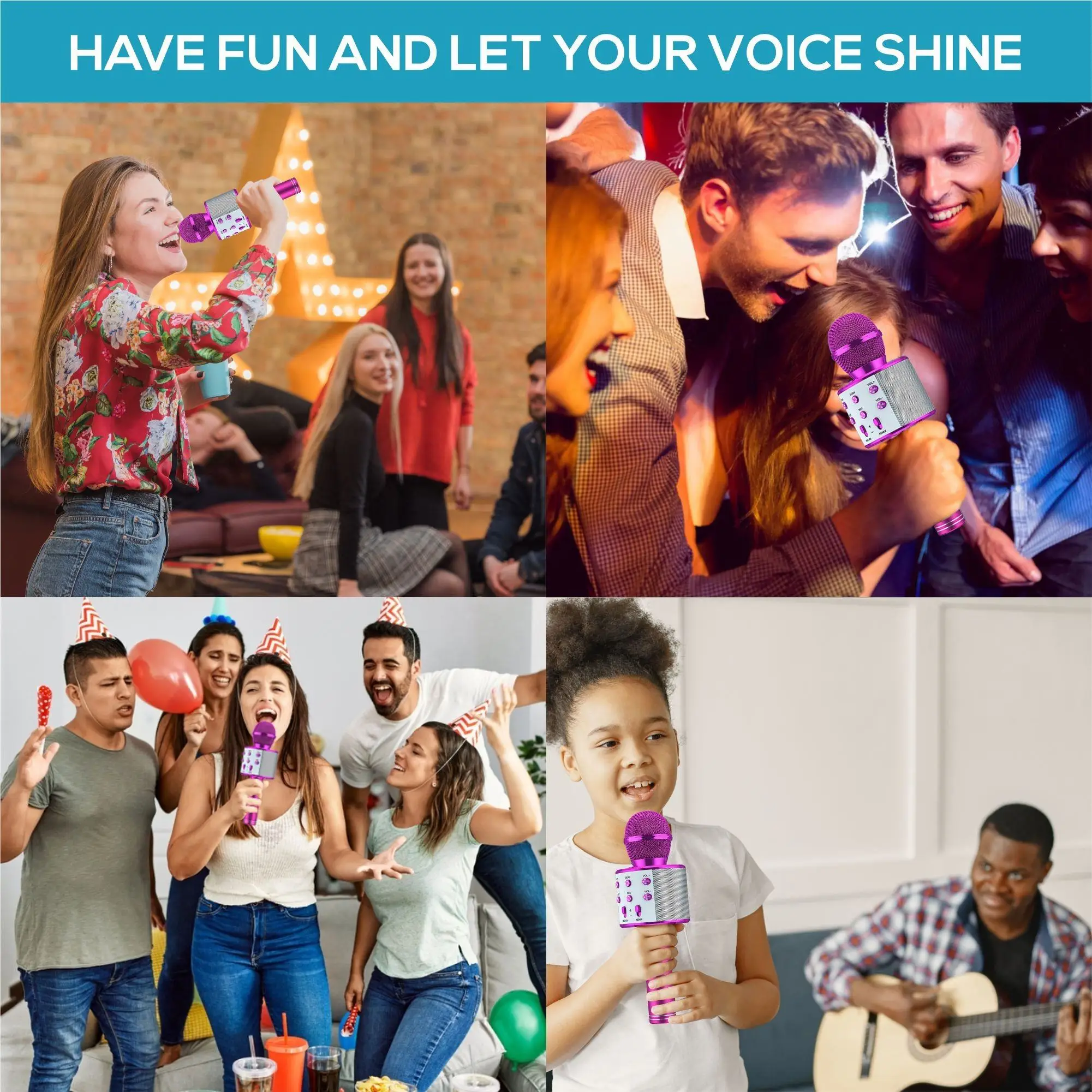 Kids Karaoke Microphone,  Kids - Kids Microphone Karaoke recensione e prezzo