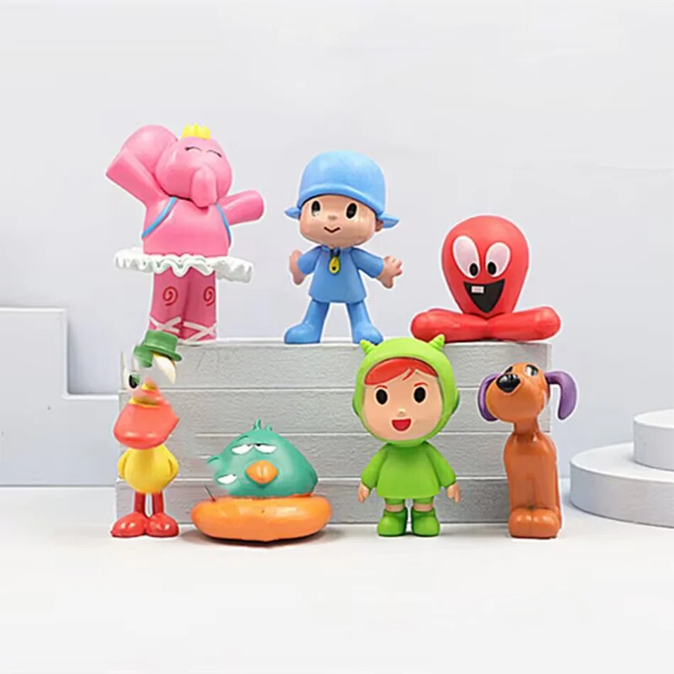 7Pcs/Set Pocoyo Animal Toy Bir - Kids Toys Elephant recensione e prezzo