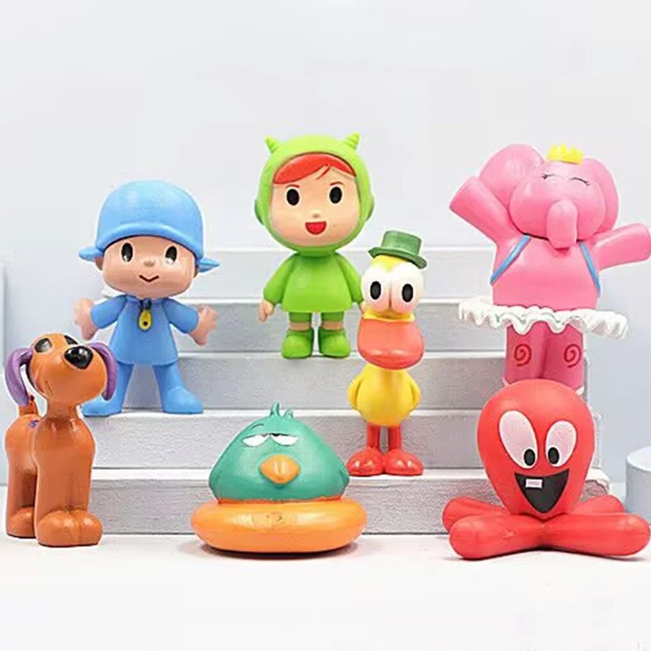 7Pcs/Set Pocoyo Animal Toy Bir - Kids Toys Elephant recensione e prezzo