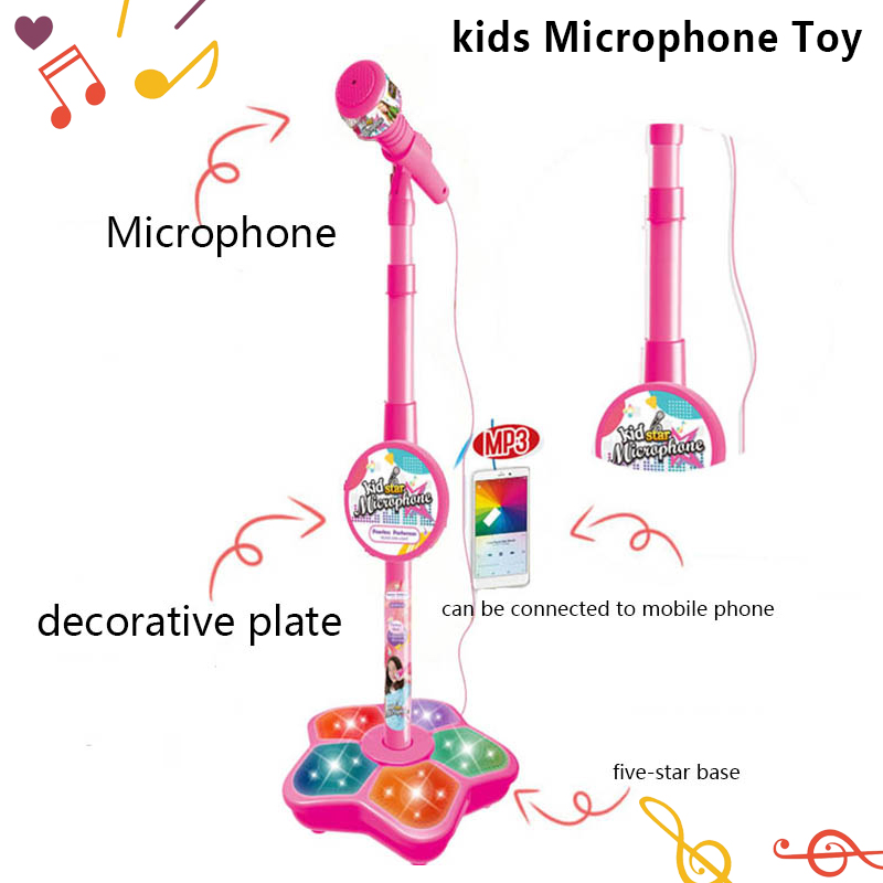 Kids Microphone Stand Toy, Por - Kids Microphone Karaoke recensione e prezzo