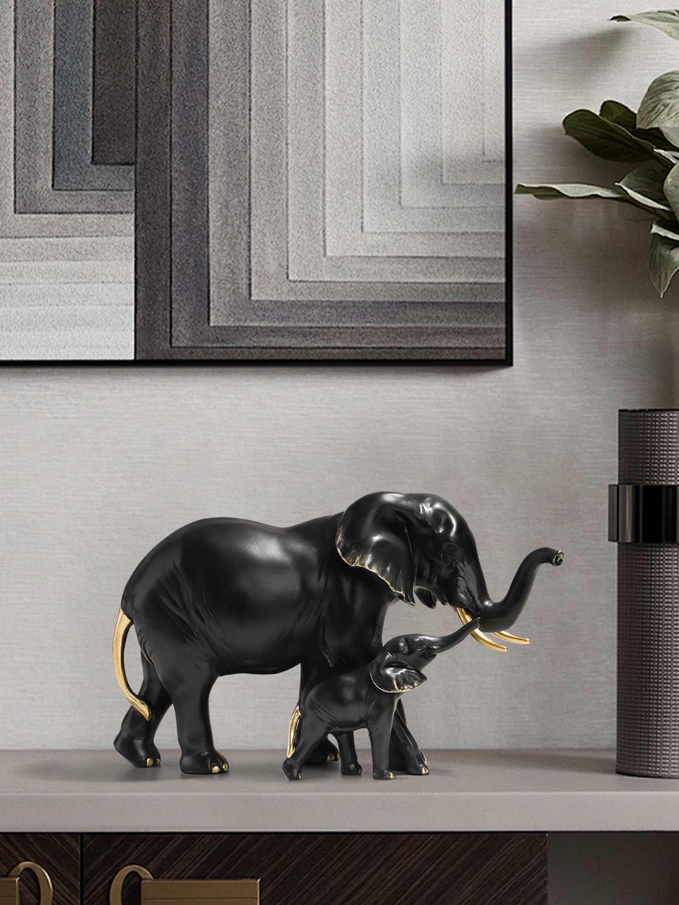 Resin mother-and-child elephan - Kids Toys Elephant recensione e prezzo