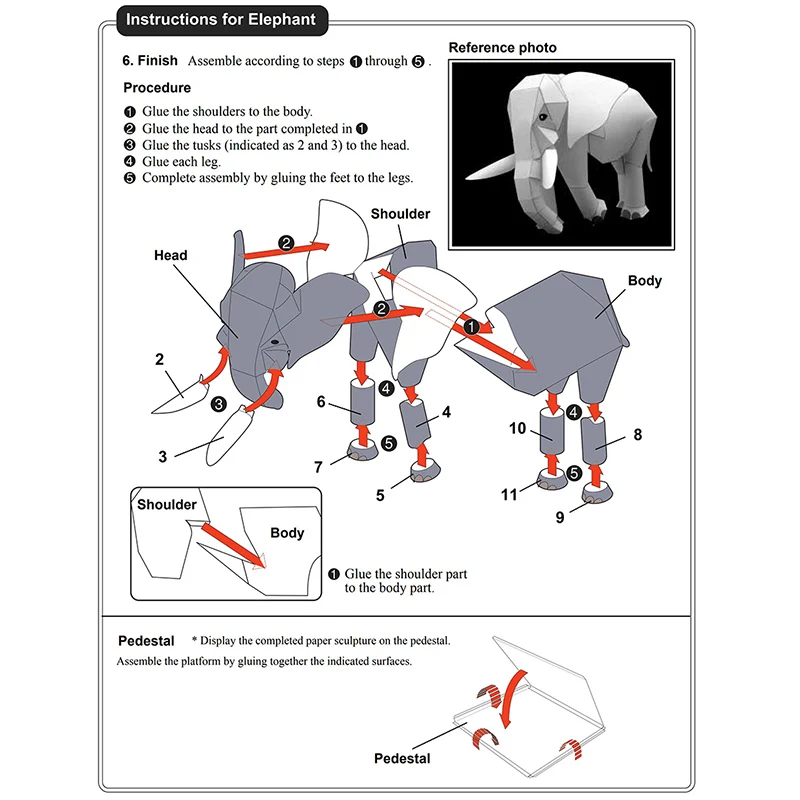 African Elephant Origami Art M - Kids Toys Elephant recensione e prezzo