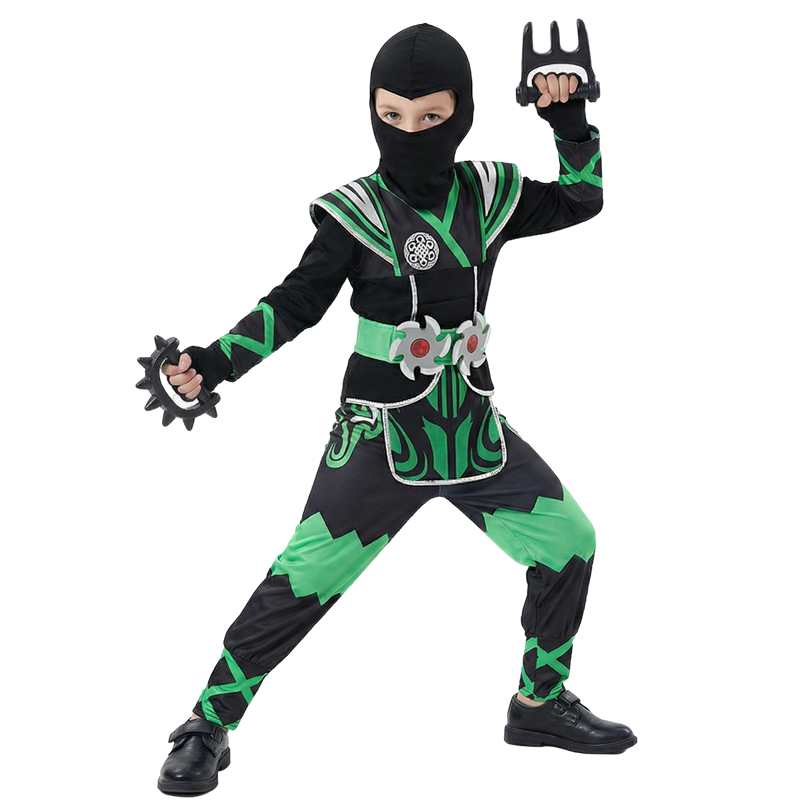 Green Ninja Costume for Kids w - Kids Toys Boys recensione e prezzo