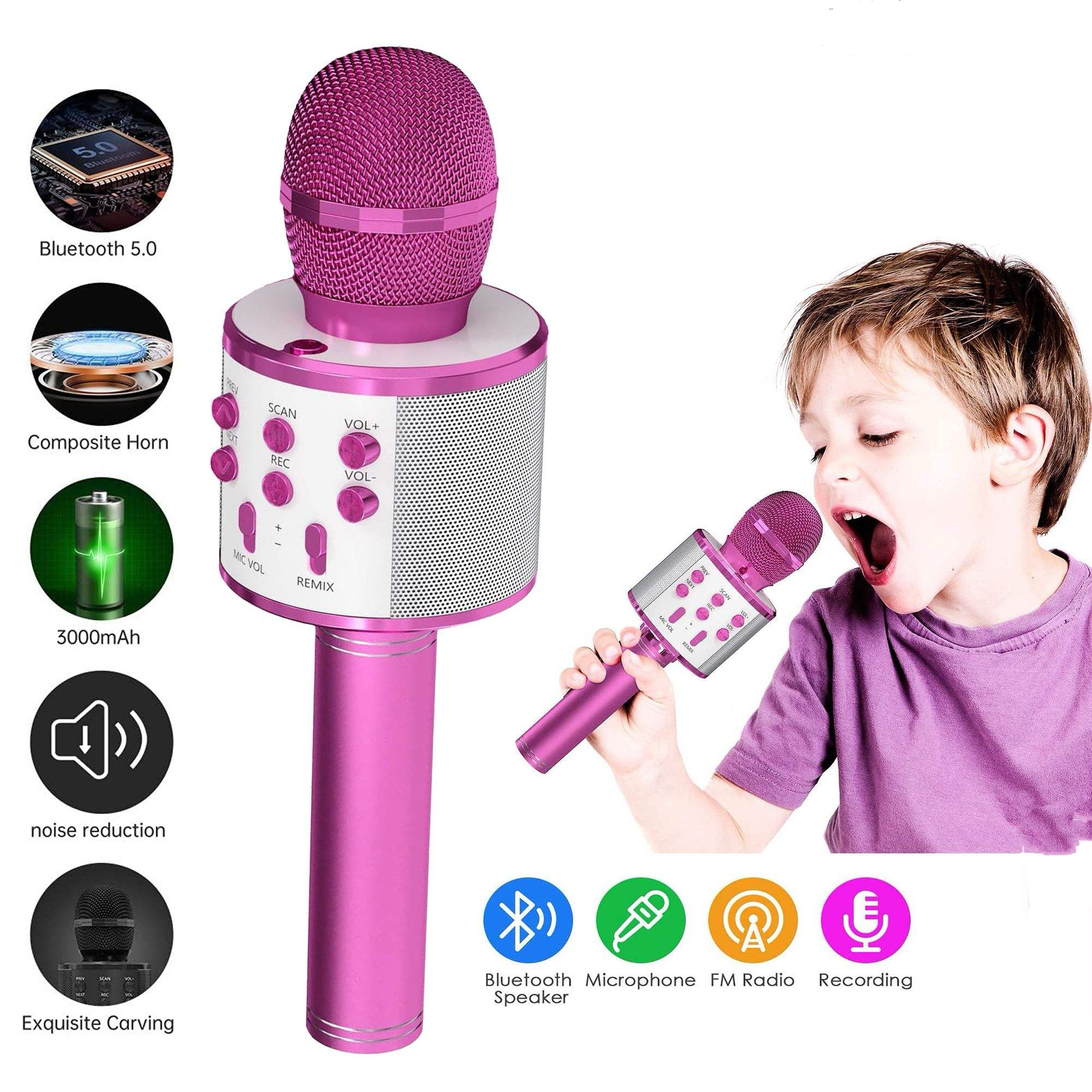 Kids Karaoke Microphone for Gi - Kids Microphone Karaoke recensione e prezzo