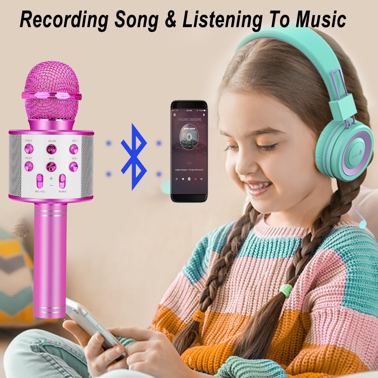 Kids Karaoke Microphone for Gi - Kids Microphone Karaoke recensione e prezzo