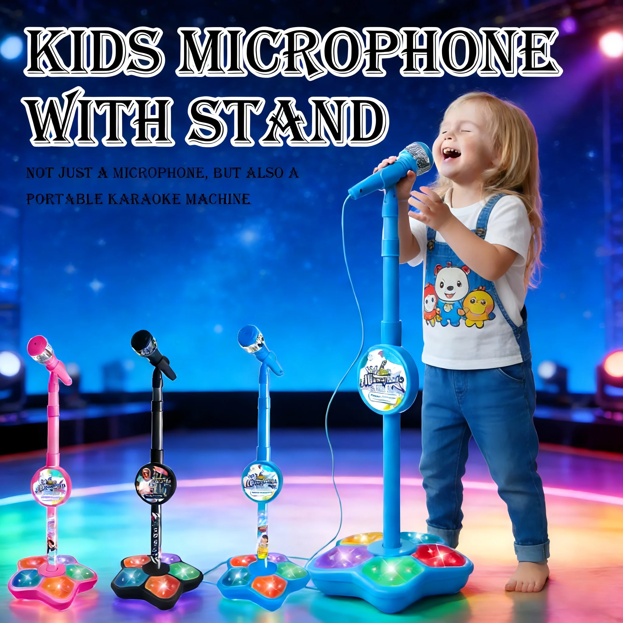Kids Microphone with Stand Kar - Kids Microphone Karaoke recensione e prezzo