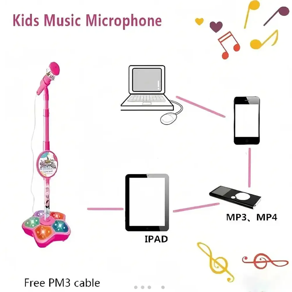 Kids Microphone with Stand Kar - Kids Microphone Karaoke recensione e prezzo