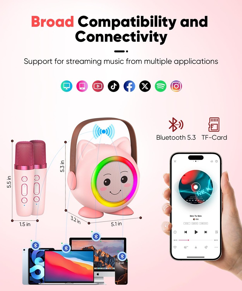 Mini Karaoke Machine Toy for K - Kids Microphone Karaoke recensione e prezzo