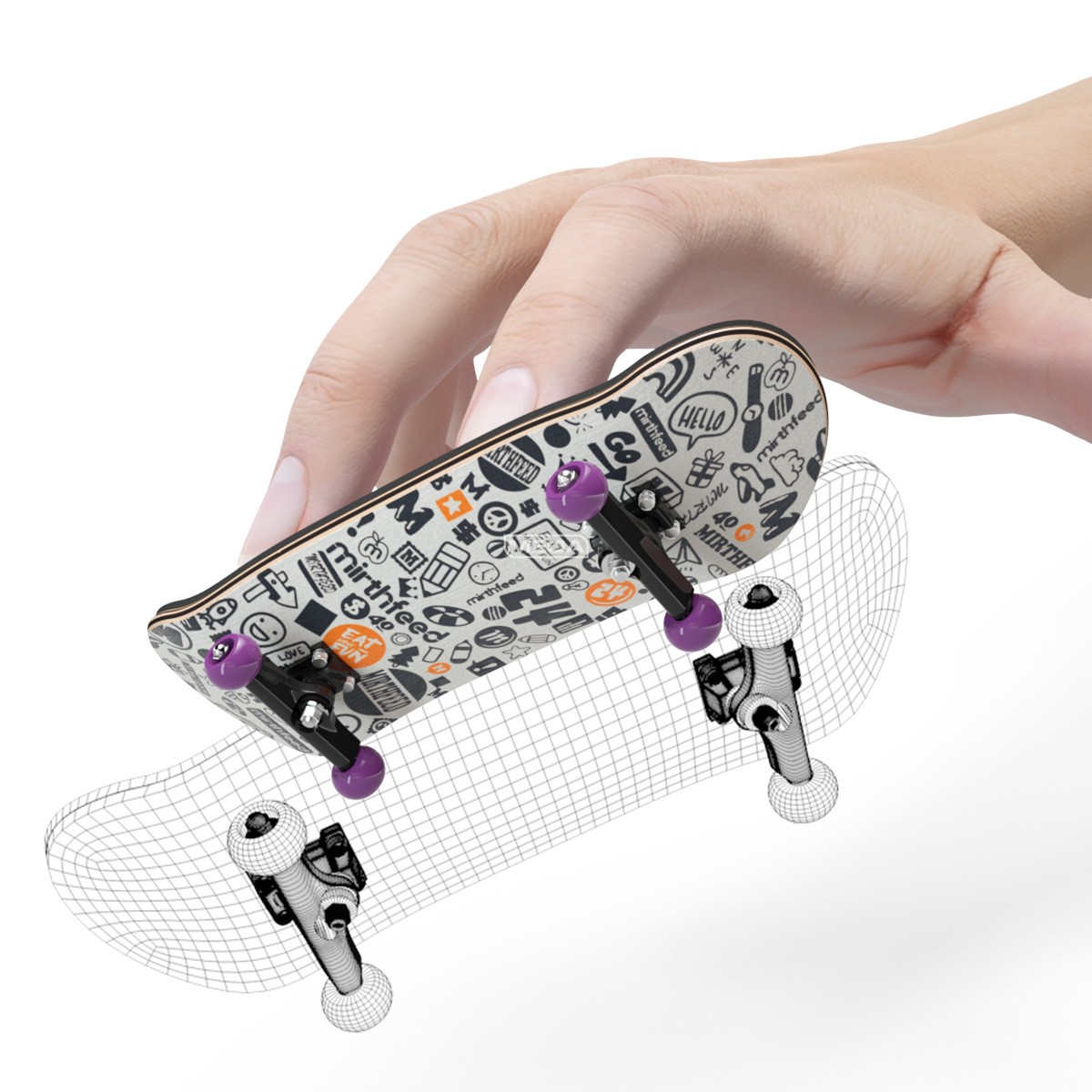 Maple Wooden Finger Skateboard - Kids Toys Under 100 recensione e prezzo
