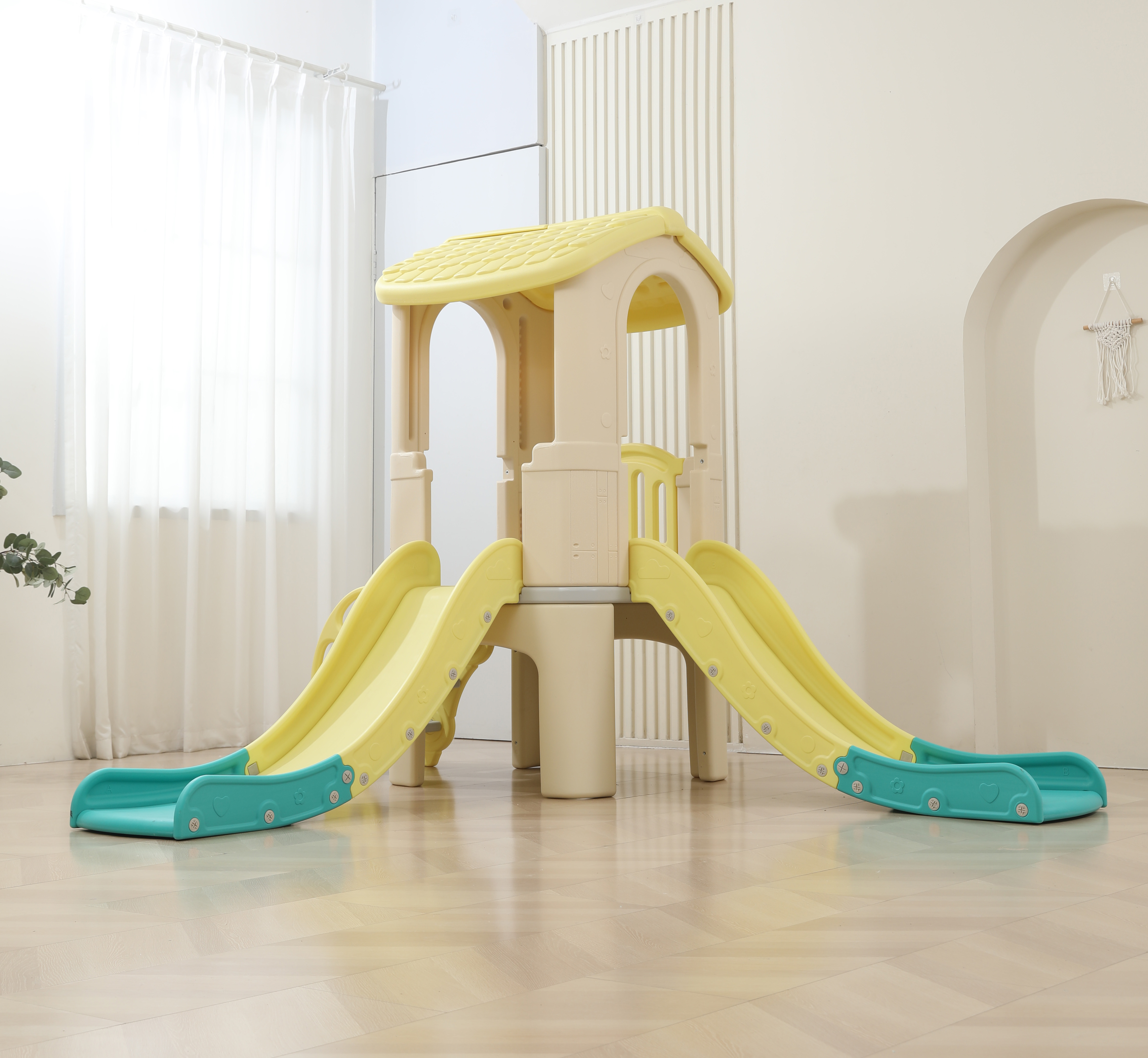 Large Indoor Playhouse Double  - Kids Toys Mall recensione e prezzo