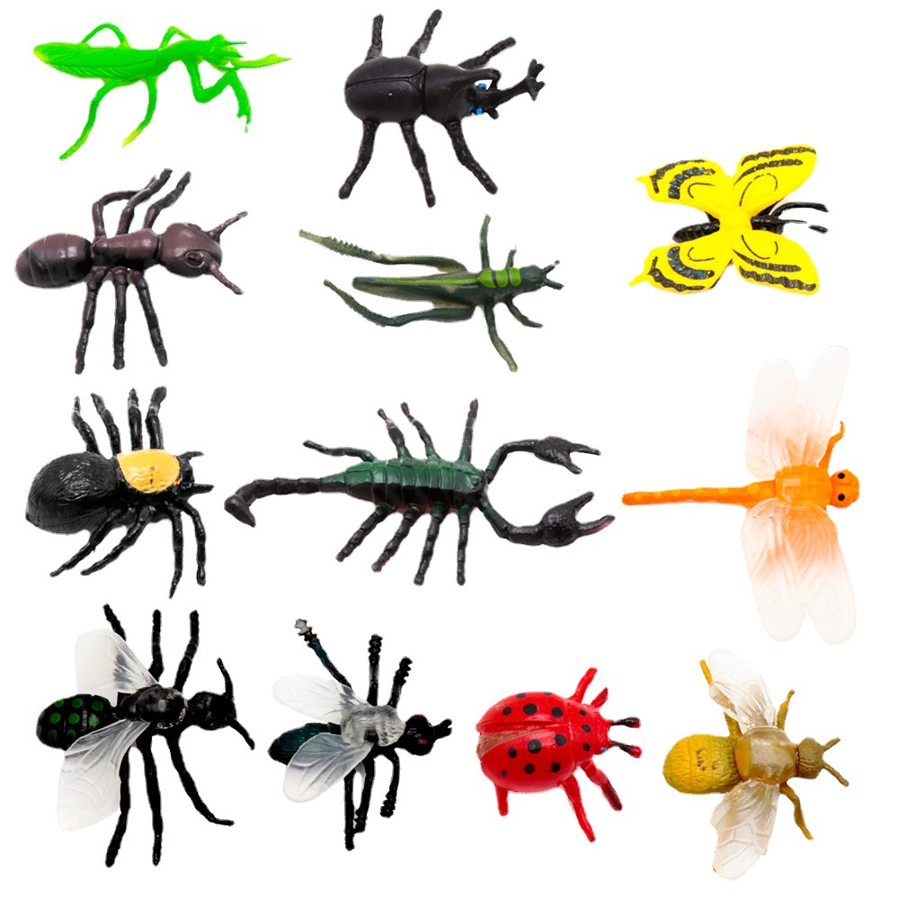 12pcs Simulation Funny Insect  - Kids Quirky Toys recensione e prezzo