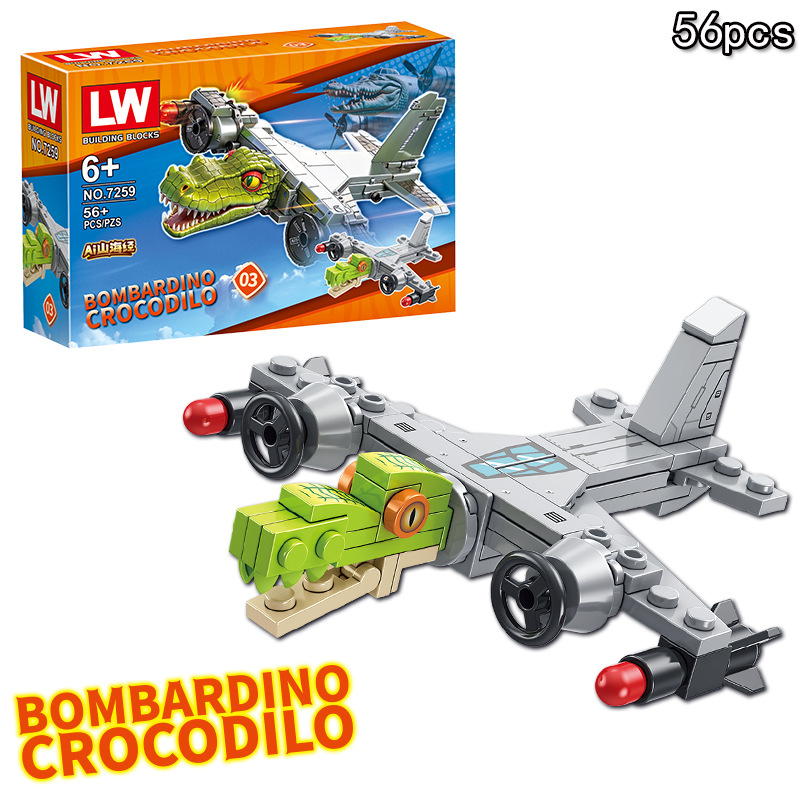 Anime Italian Brainrot Tralale - Kids Toys Lego recensione e prezzo