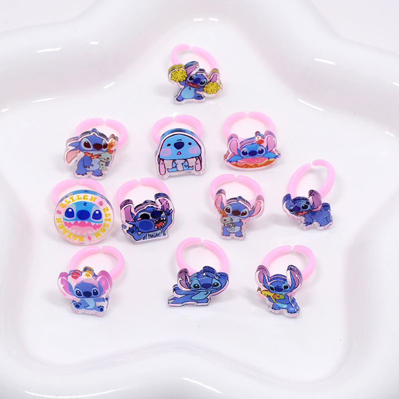 Stitch Acrylic Ring 10/20pcs K - Kids Toys Return Gift recensione e prezzo