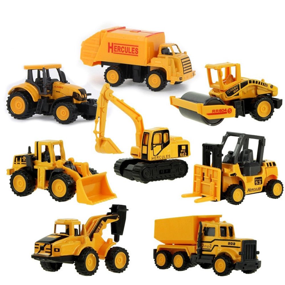 8 Types Mini Construction Engi - Kids Toys Jcb recensione e prezzo