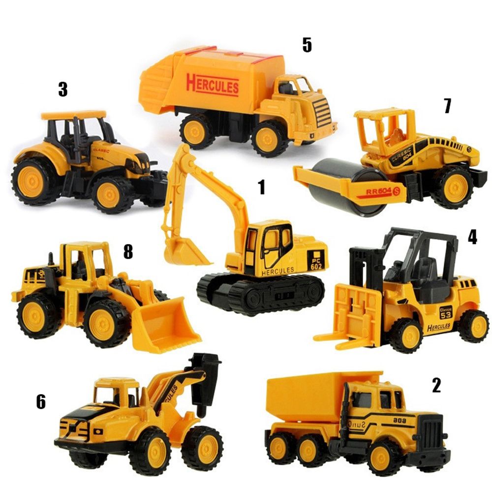 8 Types Mini Construction Engi - Kids Toys Jcb recensione e prezzo