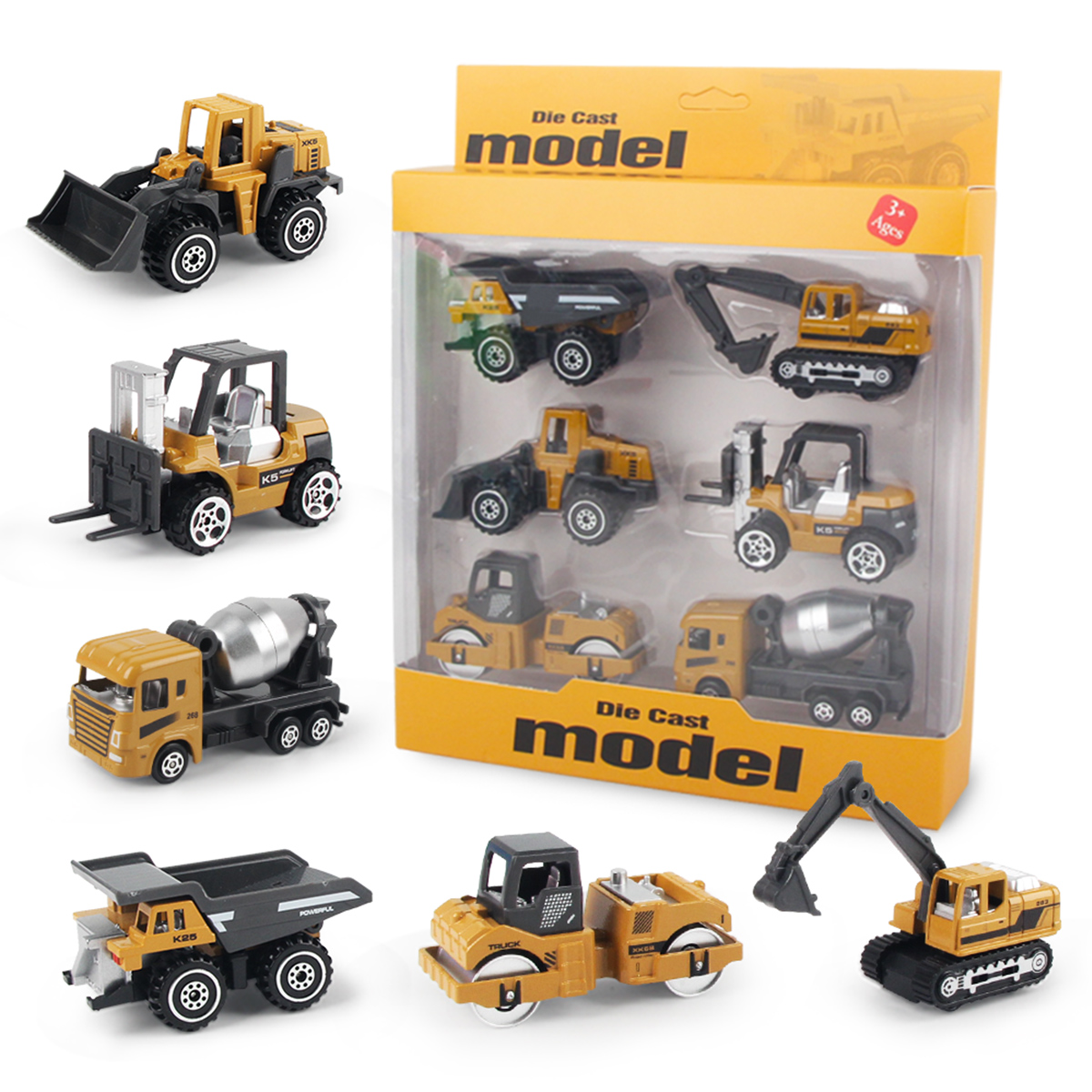6pcs/set Alloy Engineering Tru - Kids Toys Jcb recensione e prezzo