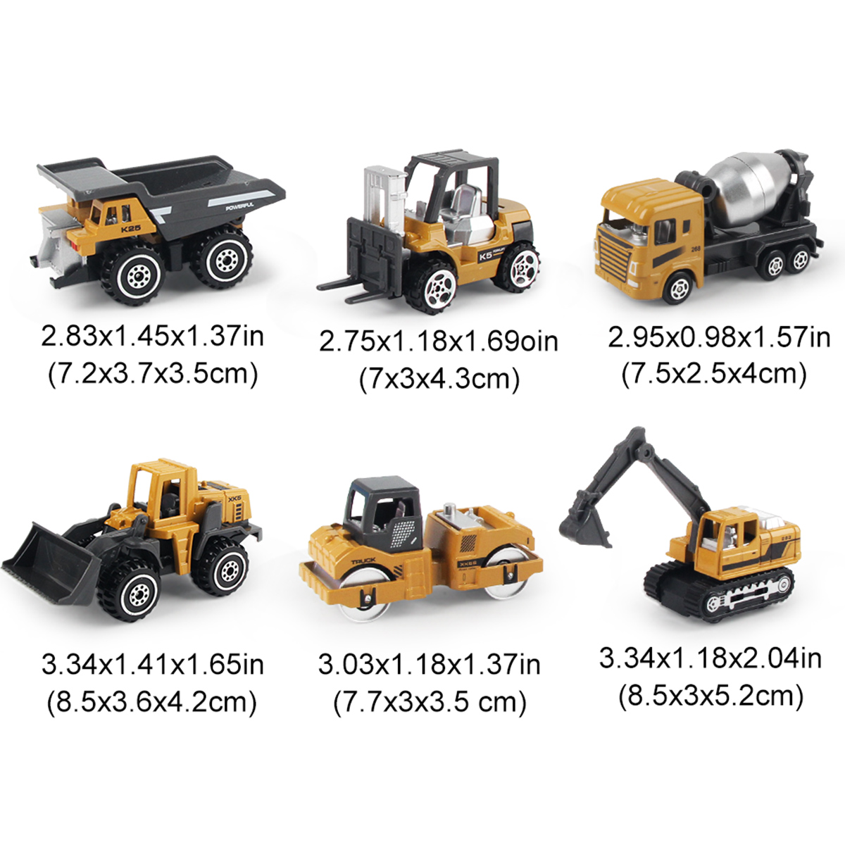 6pcs/set Alloy Engineering Tru - Kids Toys Jcb recensione e prezzo