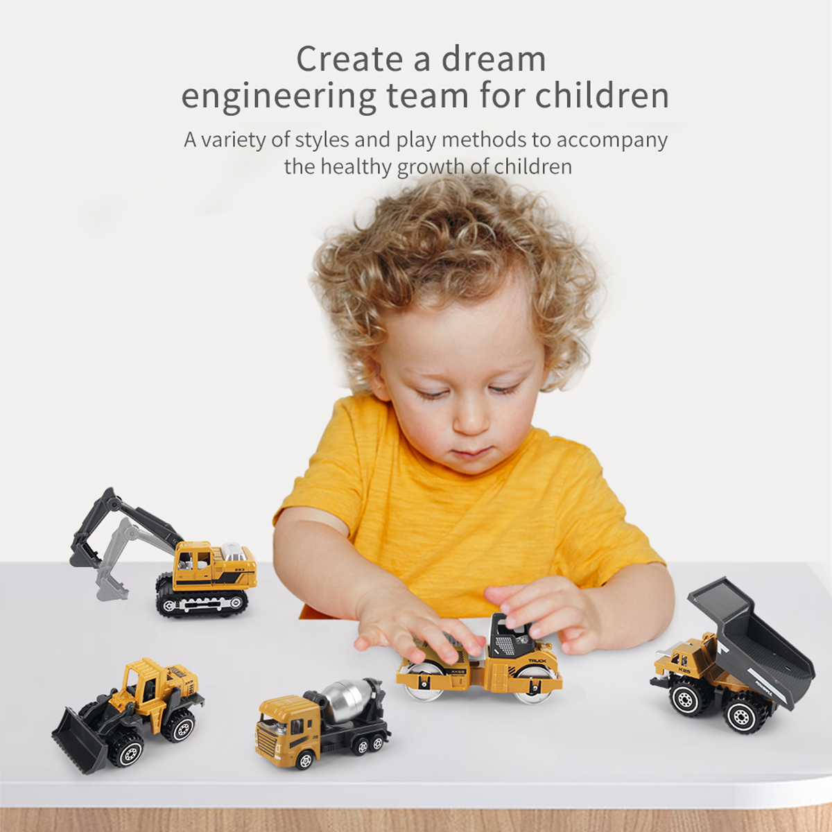 6pcs/set Alloy Engineering Tru - Kids Toys Jcb recensione e prezzo