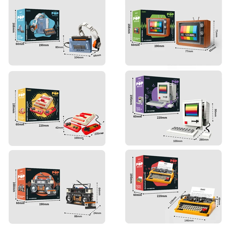 Retro DIY Building Blocks TV R - Kids Toys And Games recensione e prezzo