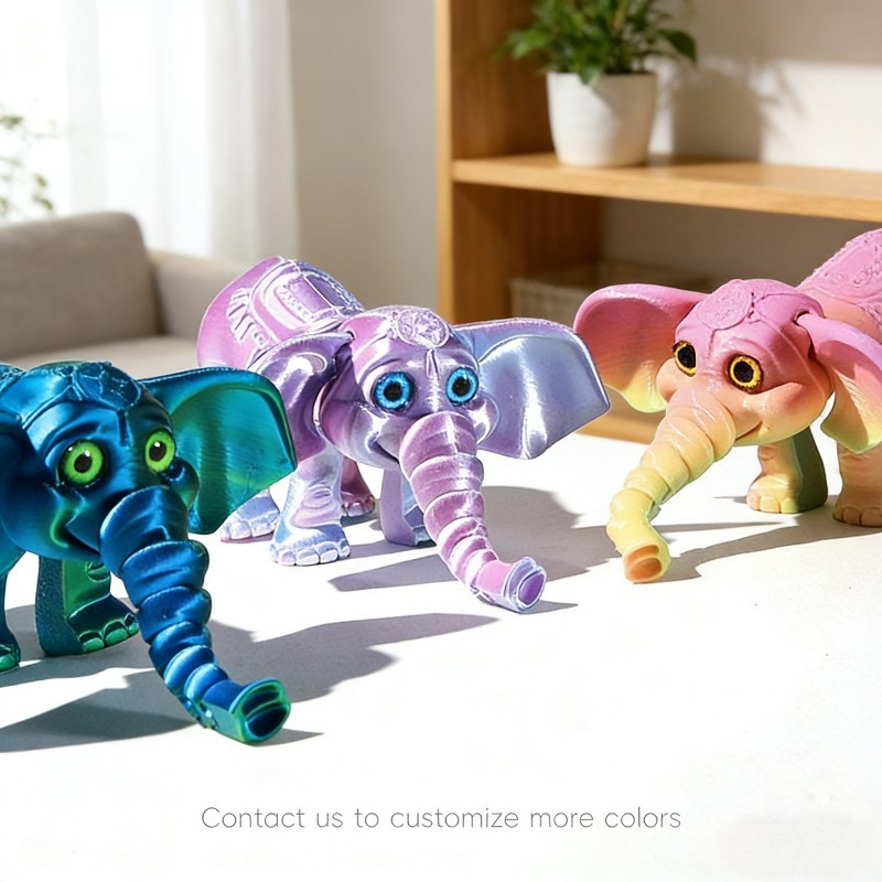 10CM 3D Printed Elephant Model - Kids Toys Elephant recensione e prezzo