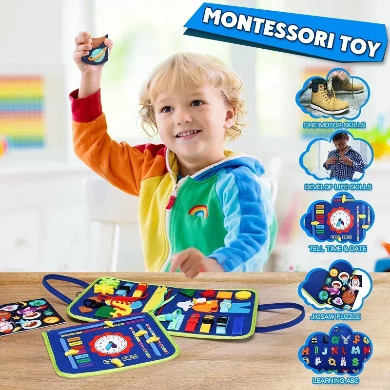 Kids Busy Board Buckle Montess - Kids Zip Toys recensione e prezzo