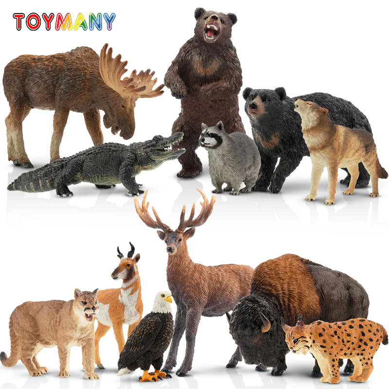12Pcs Simulation Forest Wildli - Kids Toys Under $5 recensione e prezzo