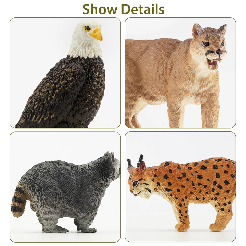 12Pcs Simulation Forest Wildli - Kids Toys Under $5 recensione e prezzo