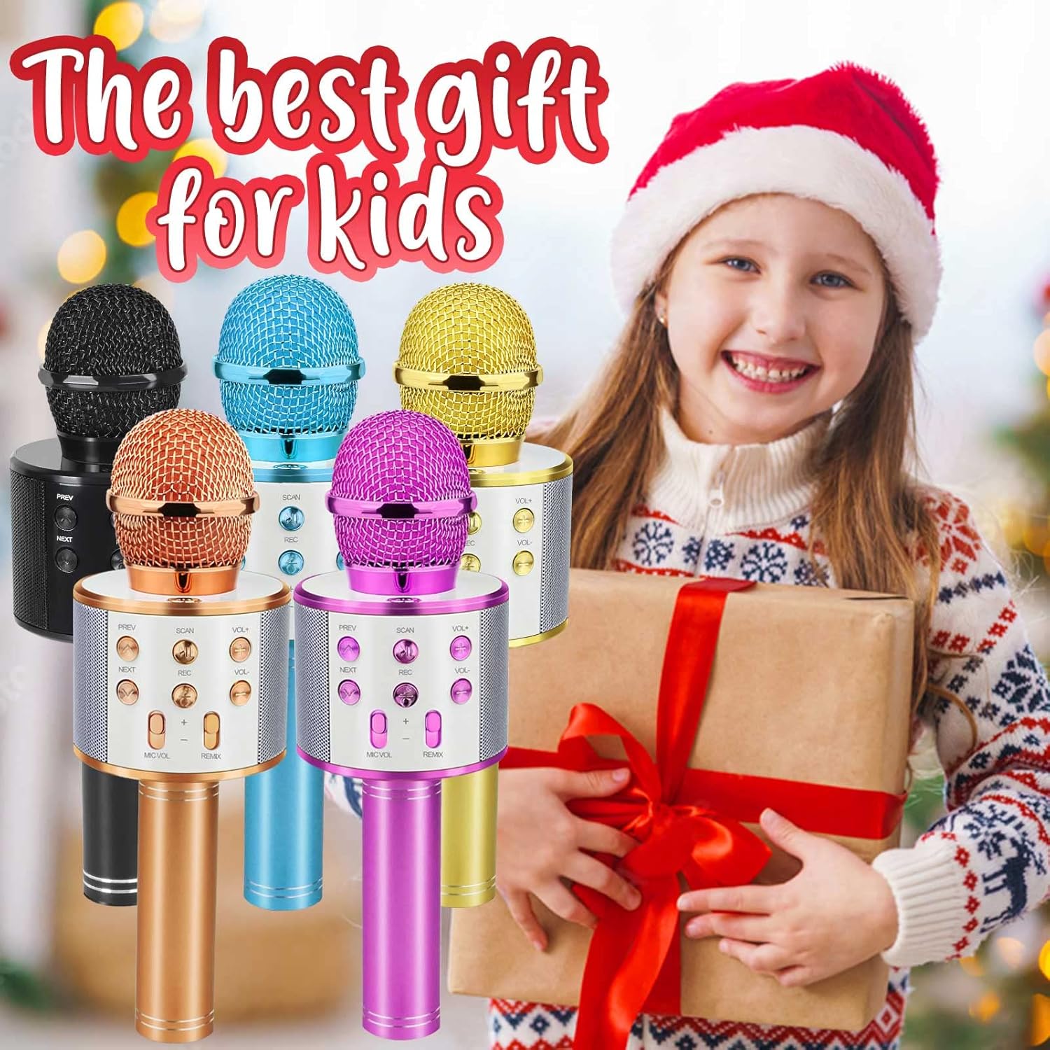 Wireless Bluetooth Karaoke Mic - Kids Microphone Karaoke recensione e prezzo