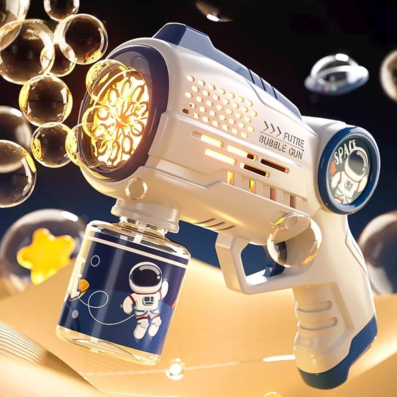 Electric Space Soap Bubble Gun - Bubble Machine Outdoor recensione e prezzo