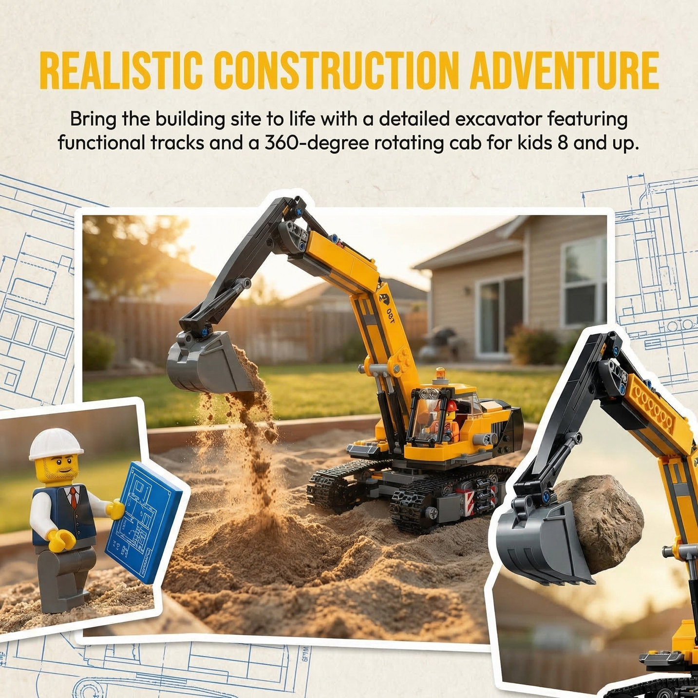 City Yellow Construction Excav - Kids Toys Yellow recensione e prezzo